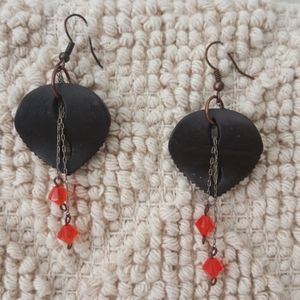 Vintage Button Earrings